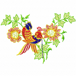Various Birds Embroidery Design 8